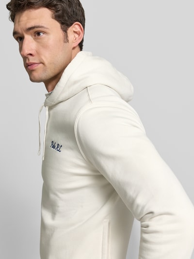 Polo Ralph Lauren Regular Fit Hoodie aus Baumwoll-Mix Offwhite 3