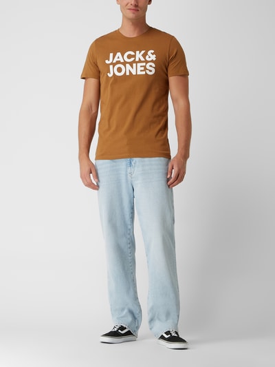 Jack & Jones T-Shirt mit Logo  Camel 1