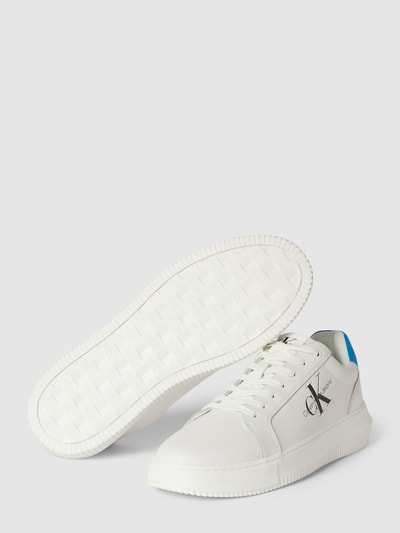 Calvin Klein Jeans Sneakers met labelprint Wit - 3