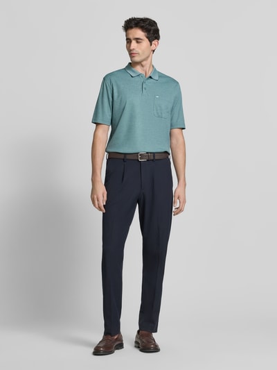 Christian Berg Men Regular Fit Poloshirt mit Brusttasche Grass 1
