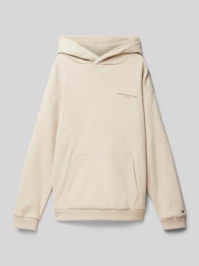 Tommy Hilfiger Teens Hoodie met capuchon Ecru - 1