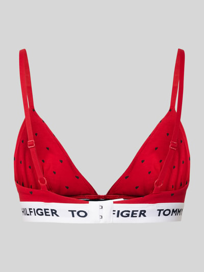 TOMMY HILFIGER BH mit elastischem Label-Bund Modell 'TRIA' Rot 3