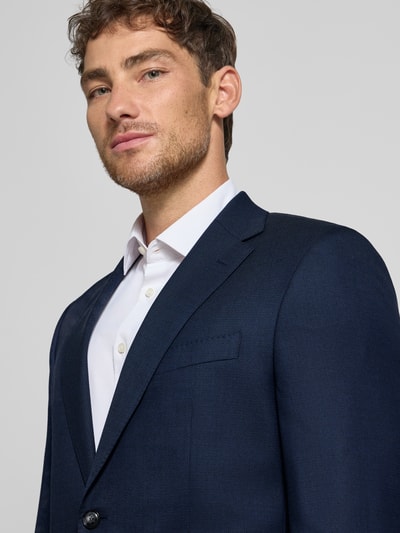BOSS Garnitur o kroju regular fit z dodatkiem żywej wełny model ‘JECKSON’ Granatowy 3