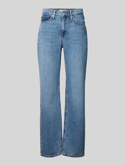 Mango Straight Leg Jeans im 5-Pocket-Design Jeansblau 2