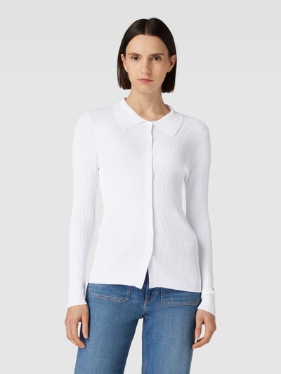 Lauren Ralph Lauren Cardigan mit Umlegekragen Modell 'DRALISEA' Weiss 4