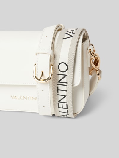 VALENTINO BAGS Handtasche mit Label-Applikation Modell 'ZERO RE' Weiss 2