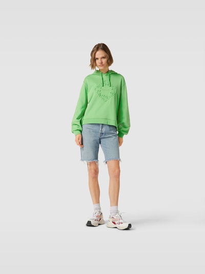 Lala Berlin Oversized Hoodie mit Label-Detail Apfel 1