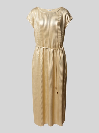 B.Young Midikleid mit Rundhalsausschnitt Modell 'PILLE' Gold 2