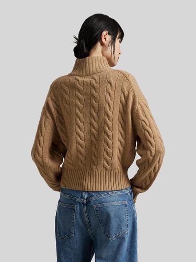 Polo Ralph Lauren Regular Fit Troyer aus Woll-Mix Camel 5
