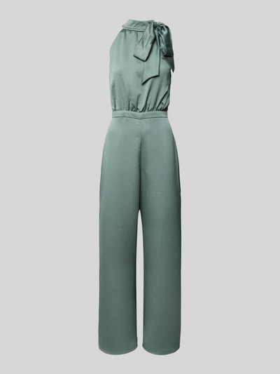 Swing Jumpsuit met opstaande kraag Lindegroen - 2