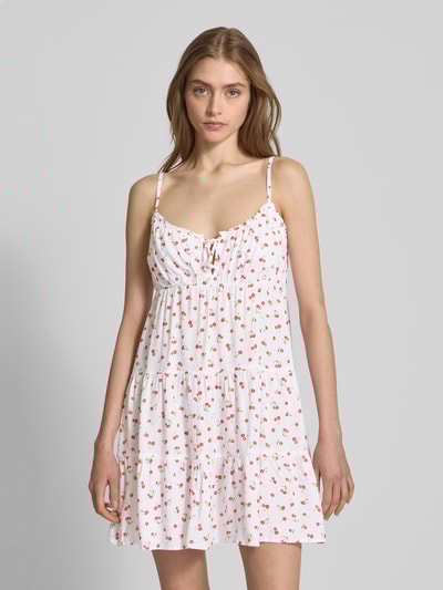 Review Minikleid mit Schlüsselloch-Ausschnitt Weiss 4