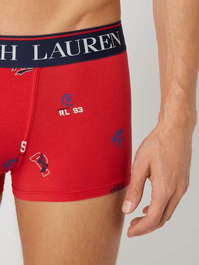 Polo Ralph Lauren Underwear Trunks mit Logo-Muster Rot 5