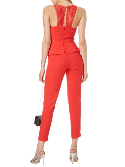 Guess Jumpsuit mit Schößchen Rot 4