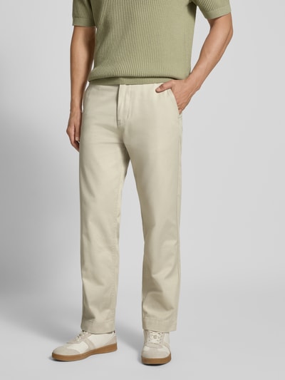 BOSS Orange Straight Leg Chino aus Baumwoll-Mix Beige 4
