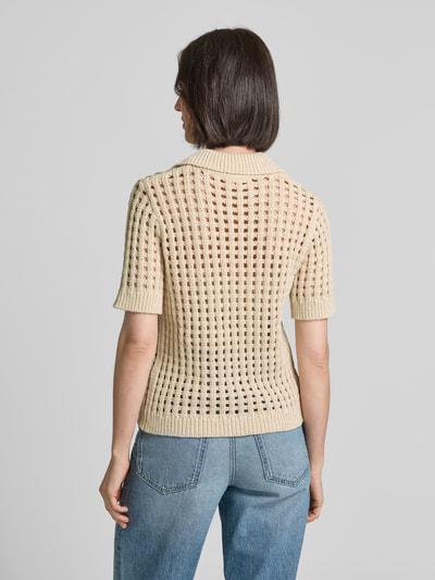 Selected Cardigan mit 1/2-Arm Modell 'ELLEN' Ecru 5