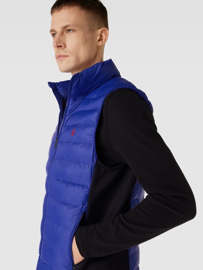 Polo Ralph Lauren Bodywarmer met labelstitching Koningsblauw - 3