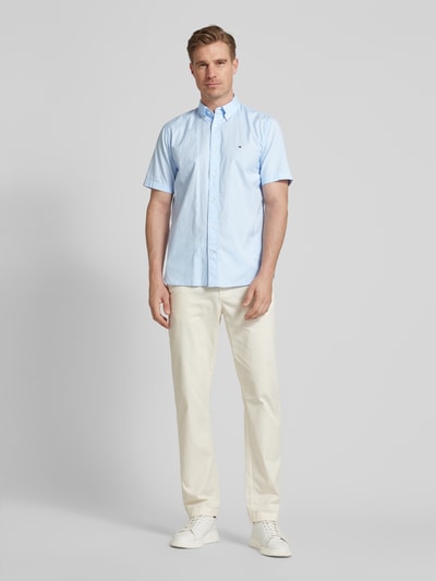 Tommy Hilfiger Regular Fit Freizeithemd mit Button-Down-Kragen Blau 1