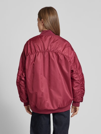 miss goodlife Bomberjacke mit Zweiwege-Reißverschluss Bordeaux 5