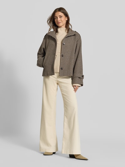 Jake*s Casual Regular Fit Blouson aus Woll-Mix Taupe 1