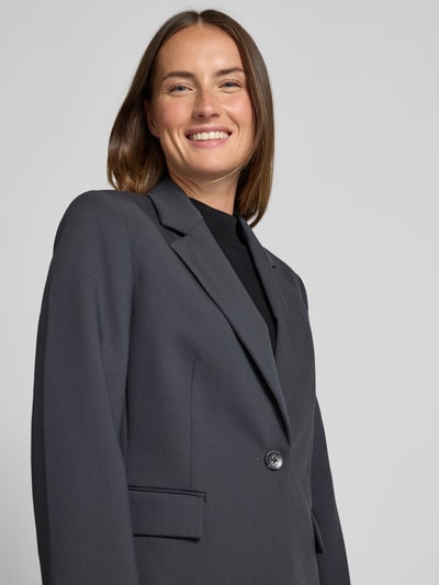 Someday Regular Fit Blazer mit Pattentaschen Modell 'Nleeka' Graphit 3