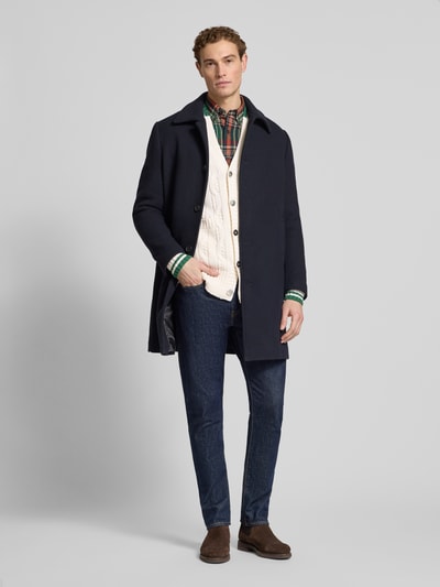 FTC-Cashmere Kardigan o kroju slim fit z domieszką kaszmiru w imitacji dzianiny Złamany biały 1