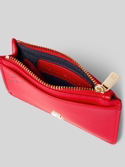 Tommy Hilfiger Portemonnee met karabijnhaak voor ophangen, model 'ICON LONG CC-HOLDER' Rood - 3