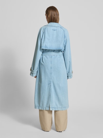 Marc O'Polo Denim Trenchcoat mit Bindegürtel Jeansblau 5