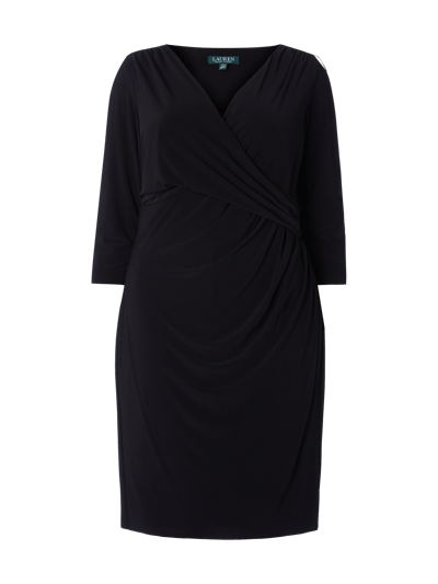 Lauren Ralph Lauren PLUS SIZE - Kleid mit drapierten Falten Black 2