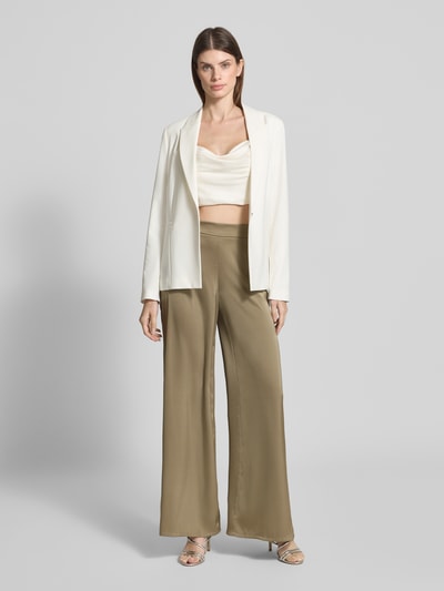 V by Vera Mont Stoffhose mit elastischem Bund Gruen 1