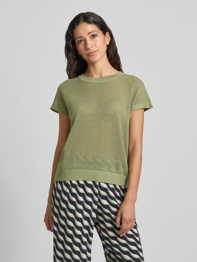 Betty Barclay T-shirt met broderie anglaise Lindegroen - 4