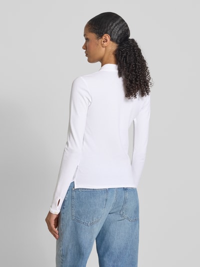 Polo Ralph Lauren Slim fit poloshirt met labelstitching Wit - 5