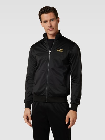 EA7 Emporio Armani Sweatanzug mit Label-Details Black 4