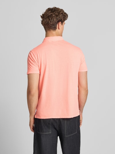 Superdry Slim Fit Poloshirt mit Brusttasche Koralle 5
