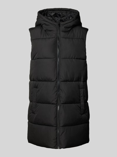 Pieces Bodywarmer met capuchon, model 'BEE' Zwart - 2