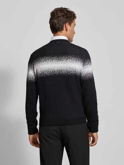 Antony Morato Strickpullover mit Rundhalsausschnitt Black 5