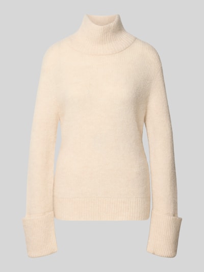 Selected Femme Golf o kroju regular fit z mieszanki wełny i wełny z alpaki model ‘SIA’ Złamany biały 2