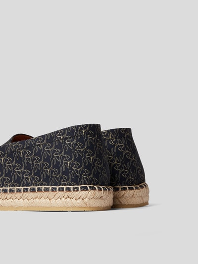 Etro Espadrilles mit Allover-Logo Blau 3