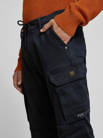 PME Legend Tapered Fit Cargohose mit Tunnelzug Marine 3