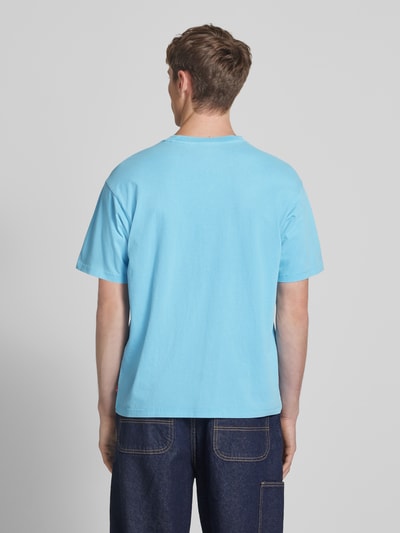 Levi's® T-Shirt mit Label-Stitching Hellblau 5
