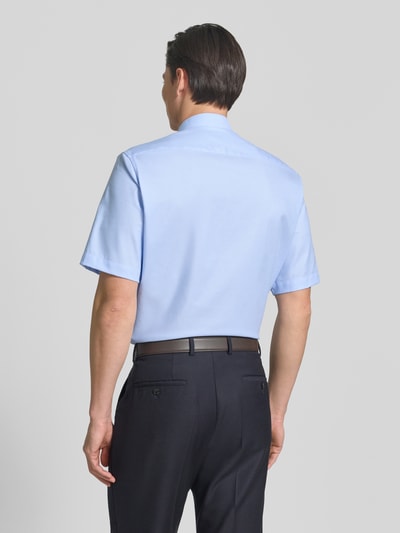 ETERNA Comfort Fit Business-Hemd aus Baumwolle mit Kentkragen Bleu 5