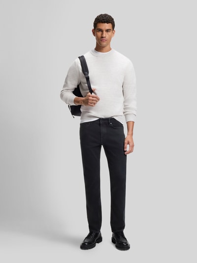 BOSS Orange Slim Fit Jeans mit Label-Patch DELAWARE Marine 1