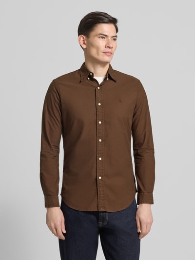 Polo Ralph Lauren Vrijetijdsoverhemd met knoopsluiting Donkerbruin - 4