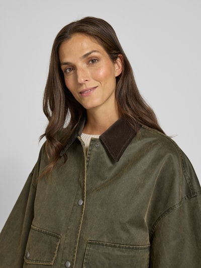 Drykorn Kurtka z kieszeniami z patką model ‘ANS’ Oliwkowy 3