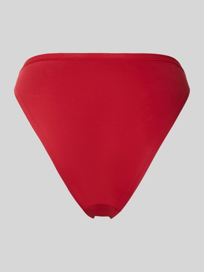 Calvin Klein Underwear Majtki bikini o kroju slim fit z wyhaftowanym logo Czerwony 3