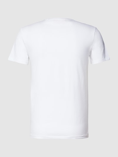 Guess T-Shirt mit Rundhalsausschnitt Modell 'CALEB HERO' Weiss 3