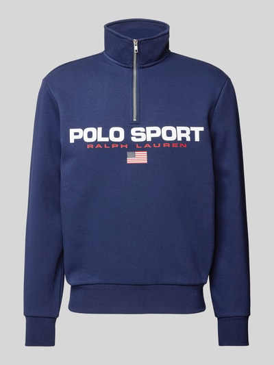 Polo Sport Sweatshirt met schipperskraag Donkerblauw - 2