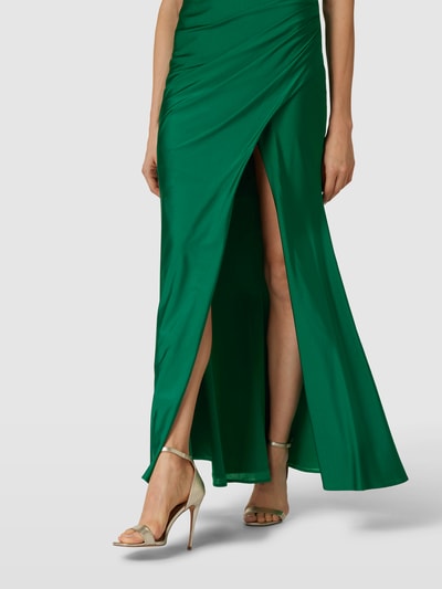 Luxuar Abendkleid im One-Shoulder-Look Smaragd 3