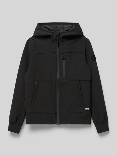Cars Jeans Regular Fit Jacke mit Logo-Applikation Modell 'Yoezo' Black 1