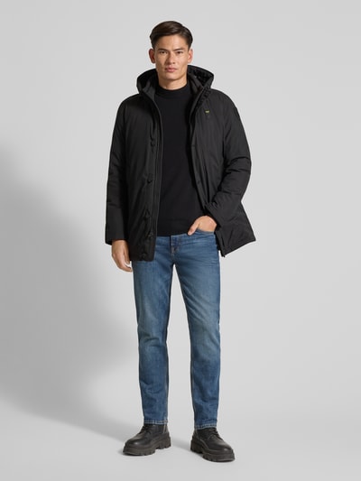 Blauer Usa Kurtka puchowa z kapturem model 'CHESTER' Czarny 1