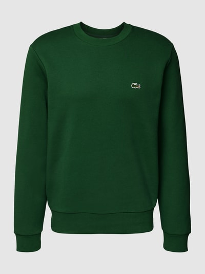 Lacoste Sweatshirt mit Label-Patch Gruen 2